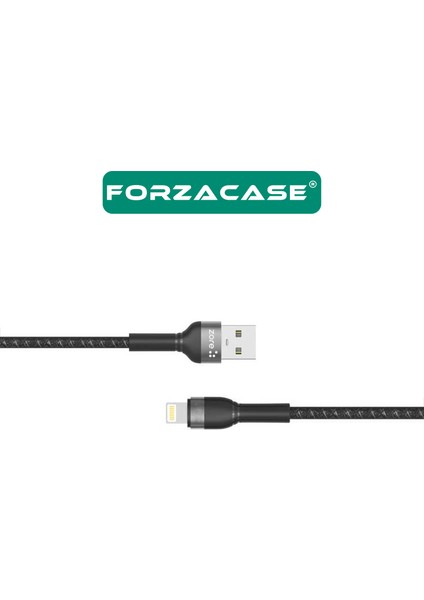 iPhone iPad Için Hydra Serisi Örgülü Lightning USB Şarj ve Data Kablosu 2A 2 Metre - FC309
