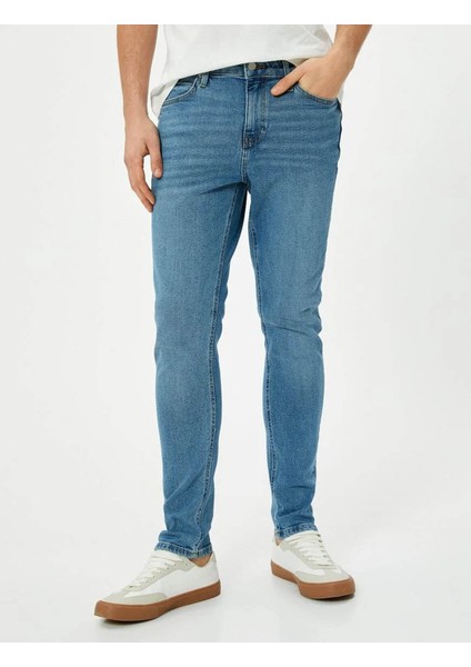 Erkek Jean Pantolon Açık Indigo 4Sam40057Nd Mıchael fiyatları