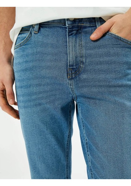 Erkek Jean Pantolon Açık Indigo 4Sam40057Nd Mıchael fırsatları