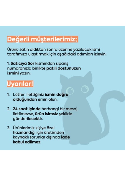 Isimli Kedi Tasması Kedi Boyun Tasması Ayarlanabilir