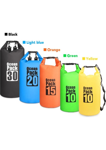 15L Tarzı 10LLLL Açık Su Geçirmez Kuru Sırt Çantası Su Yüzen Çanta Rulo Üst Çuval Kamp Için Kano Rafting Tekne Gezisi Nehir (Yurt Dışından) modelleri