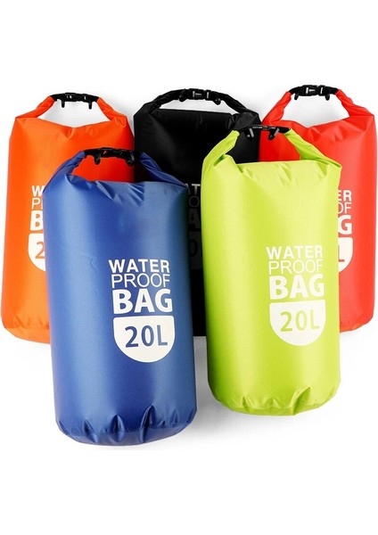 GR-20L Stili 10L 20L Su Sporları Çantaları Su Geçirmez Kuru Çanta Pvc Yüzer Çanta Rulo Üst Saklama Torbaları Hafif Kuru Çuval Ekipmanları (Yurt Dışından)