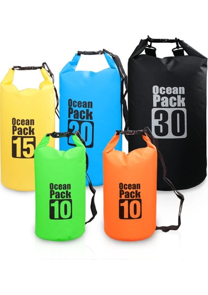 Yeşil Renk Stili 10LLLL Açık Su Geçirmez Kuru Sırt Çantası Su Yüzen Çanta Rulo Üst Çuval Kamp Için Kano Rafting Tekne Gezisi Nehir (Yurt Dışından) fiyatları