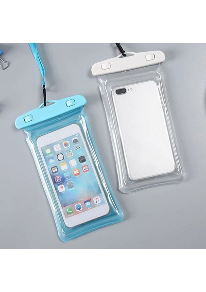 Mavi Renk Stili Suya Dayanıklı Telefon Kılıfı Drift Dalış Yüzme Çantası Sualtı Kuru Çanta Kılıfı Telefon Için Kapak Su Sporları Plaj Havuzu Kayak 6 Inç (Yurt Dışından) fiyatları