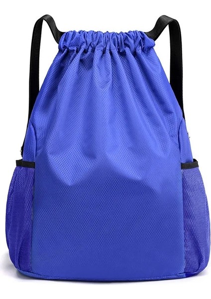 Navy Blue Small Style Açık Su Geçirmez Yumuşak Yüzme Çantası Fitness Salonu Yürüyüş Sırt Çantası Çift Omuz Çantası Plaj Kamp Ipli Kılıf (Yurt Dışından) fiyatları
