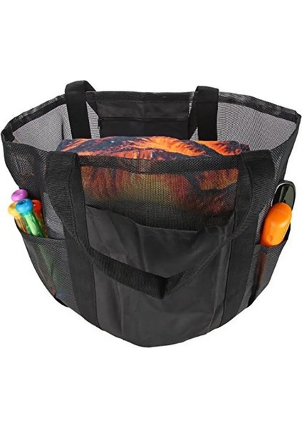 1 Adet Tarzı Yaz Büyük Plaj Çantası Havlular Için Örgü Dayanıklı Plaj Çantaları Oyuncaklar Için Su Geçirmez Iç Çamaşırı Cep Plaj Çantası (Yurt Dışından) fırsatları