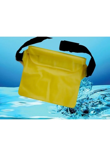Sarı Stil Su Geçirmez Yüzme Çantası Kayak Drift Dalış Omuz Bel Paketi Çanta Sualtı Cep Telefonu Çantaları Plaj Tekne Sporları Için Kılıf Kapak (Yurt Dışından)