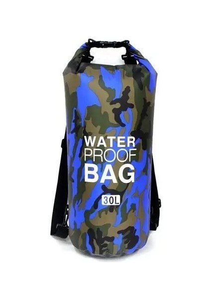 Koyu Mor Tarzı 2L-30L Suya Dayanıklı Suya Dayanıklı Kuru Çanta Çuval Saklama Paketi Kılıfı Yüzme Açık Hava Kanosu Kano Nehir Yürüyüşü Tekne Gezisi (Yurt Dışından)