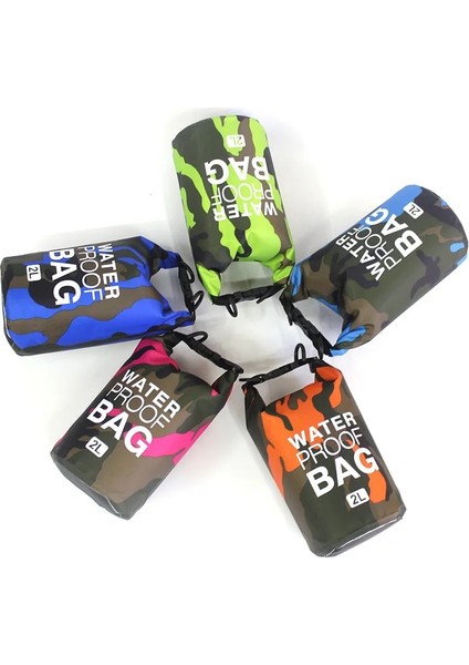 2l Bl Stili Pvc Su Geçirmez Kuru Çanta 2l Açık Dalış Katlanabilir Erkek Kadın Plaj Yüzme Çantası Rafting Nehir Okyanus Sırt Çantası (Yurt Dışından) fırsatları