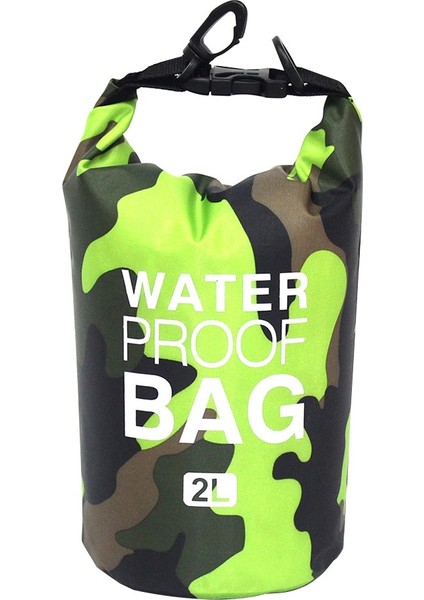 2l No.13 Stili Pvc Su Geçirmez Kuru Çanta 5l 10L 20L 30L Camo Açık Dalış Katlanabilir Erkek Kadın Plaj Yüzme Çantası Rafting Nehir Okyanus Sırt Çantası (Yurt Dışından)