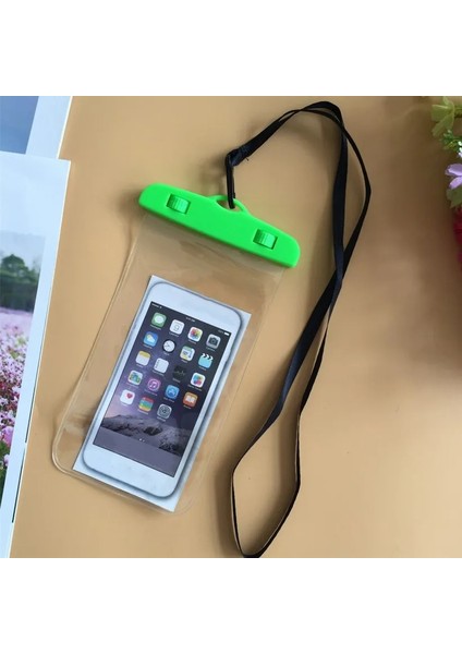 Yeşil Renk Stili Kayışlı Sızdırmazlık Suya Dayanıklı Telefon Çantaları Çantayı Koruyun Kuru Kese Koruyucu Kılıf Örtüsü 3. -Mart Telefon Yüzme Çantaları (Yurt Dışından)