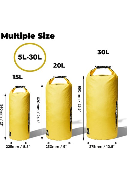 Siyah 5l Stili Tpu Su Geçirmez Çanta Kuru Çanta 5l 10L 15L 20L 30L Açık Dalış Katlanabilir Plaj Yüzme Çantası Rafting Nehir Okyanusu Su Geçirmez Paketi (Yurt Dışından) fırsatları