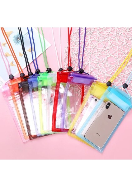 Siyah Stil Su Geçirmez Telefon Kılıfı Açık Mini Yüzme Su Geçirmez Kılıf Çanta Sualtı Telefon iphone 12 Için Pro Max 7 Renk (Yurt Dışından) modelleri