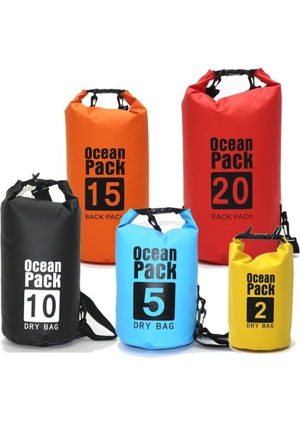 Lake BLUE-20L Stili L Açık Su Geçirmez Yüzme Çantası Pvc Yüzer Kuru Çanta Rafting Tekne Saklama Çantası Ayarlanabilir Askı Kancalı (Yurt Dışından) fiyatları