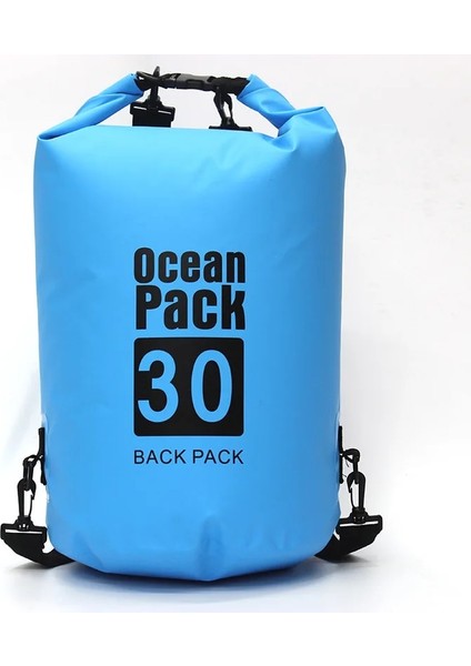 Lake BLUE-20L Stili L Açık Su Geçirmez Yüzme Çantası Pvc Yüzer Kuru Çanta Rafting Tekne Saklama Çantası Ayarlanabilir Askı Kancalı (Yurt Dışından) modelleri
