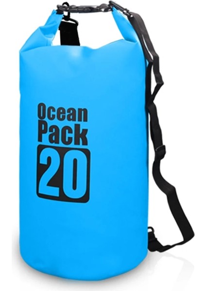 Açık Sarı Stil 10L 15L 20L 30L Açık Su Geçirmez Kuru Sırt Çantası Su Yüzen Çanta Rulo Üst Çuval Kayaking Için Rafting Teknecilik Nehir (Yurt Dışından)