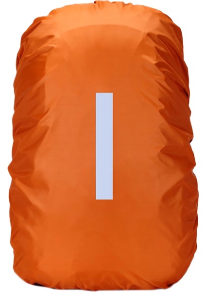 Turuncu 35L Stili Su Geçirmez Sırt Çantası Yağmurluk Yansıtıcı Bant Sırt Çantası Seyahat Için Şeritler ile Hi-Görünürlük Sırt Çantası Rancoat (Yurt Dışından)