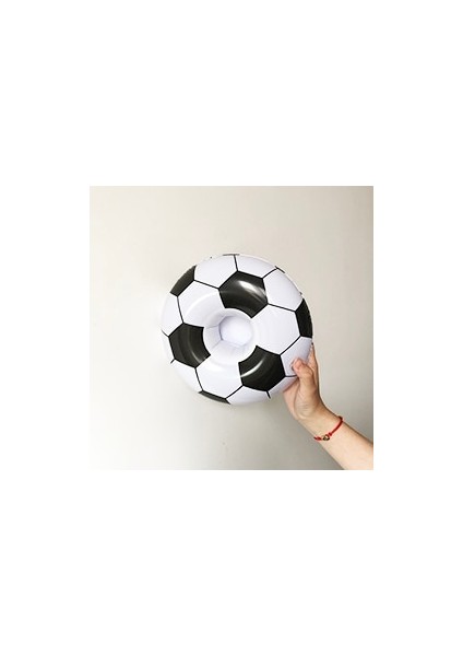 Futbol Stili 24 Stil Mini Şişme Şekil Su Yüzme Havuzu Içecek Bardak Standı Tutucu Su Içecek Bira Şişesi Için Şamandıra Oyuncak Bardak (Yurt Dışından)
