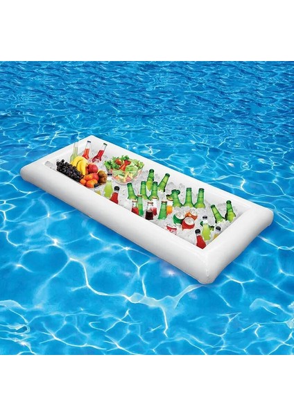 Bir Stil Yazın Parti Şişme Salata Barı Büfe Havuz Şişme Buz Kovası Açık Yüzme Havuzu Içecek Şamandıra Tutucu Gıda Malzemeleri Oyuncak Standı (Yurt Dışından) fiyatları