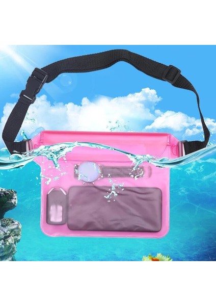 Siyah Stil 3 Katmanlar Su Geçirmez Sızdırmazlık Sürüklenme Dalış Yüzme Bel Çantası Kayak Snowboard Sualtı Kuru Omuz Çantası Telefon Için (Yurt Dışından) modelleri