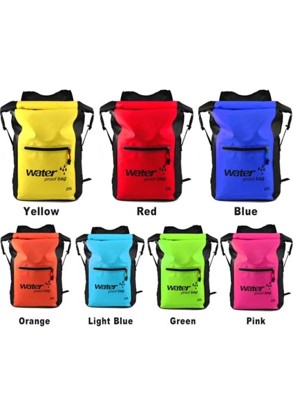 Kırmızı Stil 25L Su Geçirmez Kuru Sırt Çantası Spor Kano Kayık Sörf Sırt Çantası Saklama Çantası Erkek Kadın Yüzme Spor Plaj Okyanus Çantası (Yurt Dışından) fiyatları