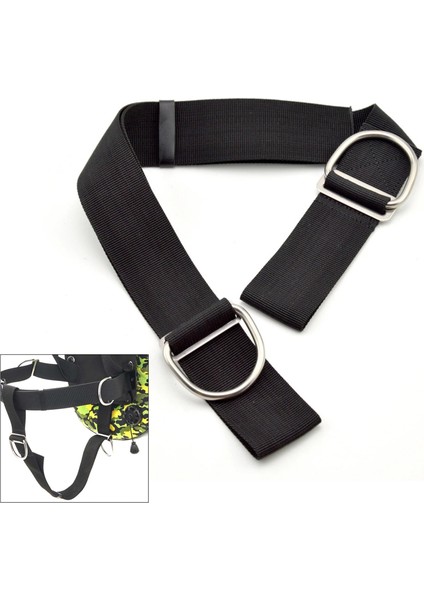 Tech Dalış Kemeri Döngü ile Ayarlanabilir Kasık Kayışı 5cm Evrensel Kasık Kayışları Teknik Dalış Serbest Dalış Ekipmanı Bcd Aksesuarı (Yurt Dışından)