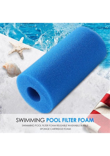 1 Adet Tarzı Pcs Havuz Filtresi Sünger Değiştirmeleri Tip Iı Yıkanabilir Köpük Filtre Kartuşu Elemanı Yeniden Kullanılabilir Yüzme Havuzu Aksesuarları (Yurt Dışından) fırsatları