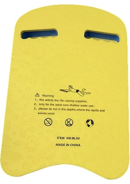 C Stili Yetişkinler Çocuklar Güvenli Yüzme Kickboard Havuzu Eğitim Yardımı Şamandıra Yüzen Köpük Tahta Dayanıklı Su Yüzme Havuzu Kickboard Hafif (Yurt Dışından)