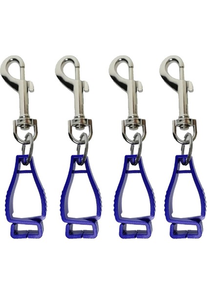 Tip 2 Mavi 4 Stili Dalış Bisiklete Binme Taşınabilir Eldivenler Kaleci Havlu Kask Koruma Geçmeli Kancalı Klips Tutacağı Taşıma (Yurt Dışından)