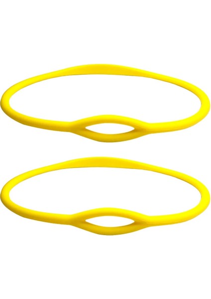 76CM Sarı 2pc Stili M Tüplü Dalış Silikon Regülatör Kolye Tutucu Esnek Ağızlık Regülatör Kolye Yüzük Ahtapot Tutucu (Yurt Dışından)