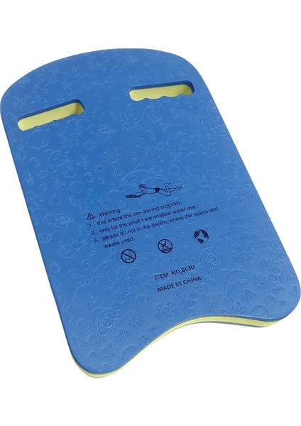D Stili Yetişkinler Çocuklar Güvenli Yüzme Kickboard Havuzu Eğitim Yardımı Şamandıra Yüzen Köpük Tahta Dayanıklı Su Yüzme Havuzu Kickboard Hafif (Yurt Dışından)