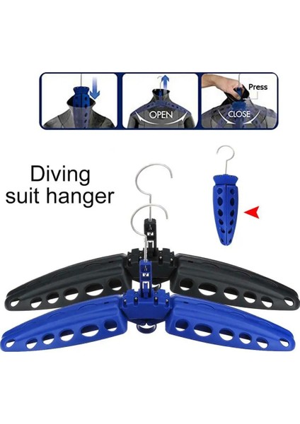 Mavi Stil Dalış Elbisesi Askısı Şnorkelle Dalış Için Çok Amaçlı Katlanabilir Askı Standı Dalış Sörf Dalgıç Elbisesi Drysuit (Yurt Dışından)