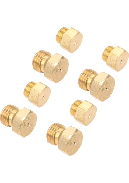 Et Propane Lpg Gas Pipe Water Heater Dıy Burner Parts Brass Jet Nozzles (M6X X10 + M5X X10) (Yurt Dışından)