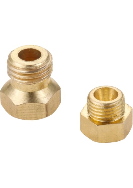 Et Propane Lpg Gas Pipe Water Heater Dıy Burner Parts Brass Jet Nozzles (M6X X10 + M5X X10) (Yurt Dışından)