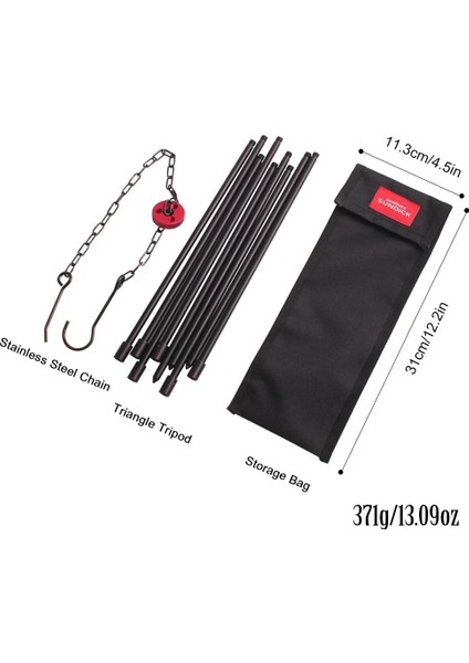 Gümüş Tarzı Kamp Şenlik Ateşi Tripod Taşınabilir Üçgen Destek Kamp Şenlik Ateşi Çerçevesi Açık Taşınabilir Tencere Yürüyen Pot Kamp Ateşi Tripodu (Yurt Dışından) modelleri