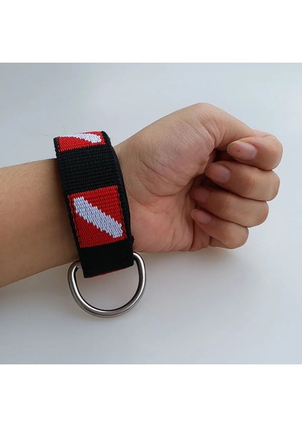 Ayarlanabilir Yastıklı Bilek Kayışı Scuba Ücretsiz Dalış Yüzme Havuzu Aksesuarları Için Dokuma El Ipi (Yurt Dışından)