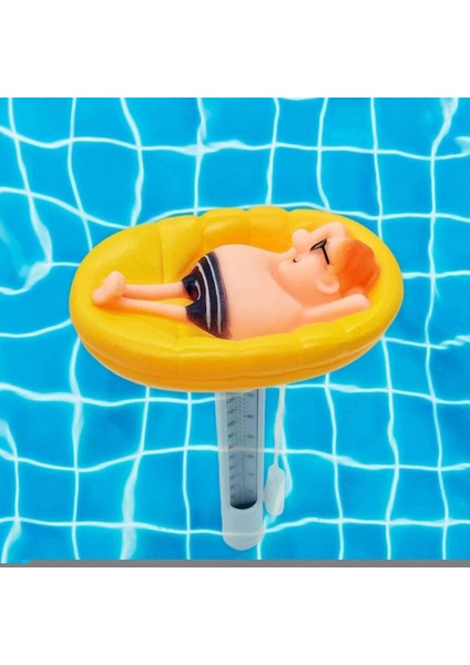 16.7x3.7cm Stili Taşınabilir Abs Plastik Yüzme Havuzu Yüzer Termometre Küvet Spa Jakuzi Balık Havuzları Su Sıcaklığı Ölçüm Ölçer (Yurt Dışından) modelleri