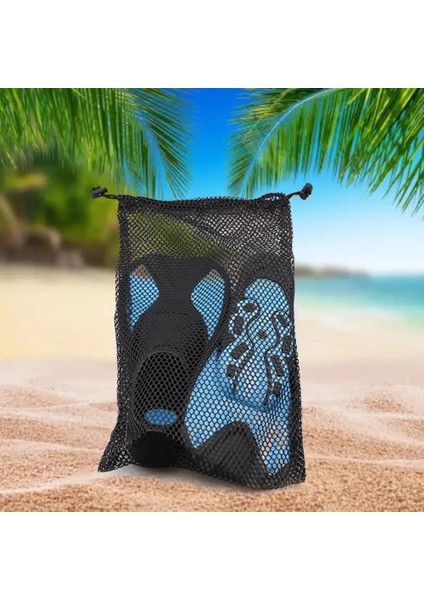 24X65CM Tarzı Örgü Çanta Ipli Çanta Naylon Nefes Alabilir Depolama Çuval Açık Dalış Dalış Yüzgeçleri Ayakkabı Kuru ve Islak Ayırma Aksesuarı (Yurt Dışından) fırsatları