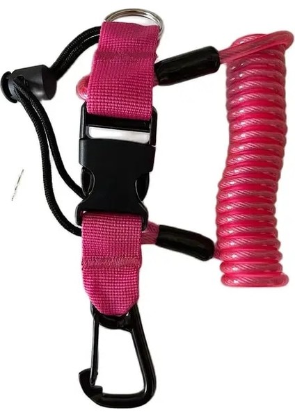 Sarı Stil Scuba Diving 316 Anti-Kayıp Spiral Yay Bobin Ipi Tek Hızlı Açılır Tokalı Dalış Kargo ile Güvenlik Acil Durum Aleti (Yurt Dışından)