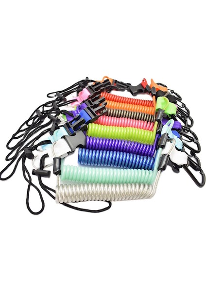 Sarı Stil Scuba Diving 316 Anti-Kayıp Spiral Yay Bobin Ipi Tek Hızlı Açılır Tokalı Dalış Kargo ile Güvenlik Acil Durum Aleti (Yurt Dışından) modelleri