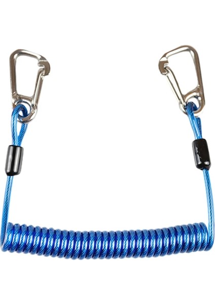 Gösterildiği Gibi Stil Scuba Diving 316 Anti-Kayıp Spiral Yay Bobin Ipi Tek Hızlı Açılır Tokalı Dalış Kargo ile Güvenlik Acil Durum Aleti (Yurt Dışından)