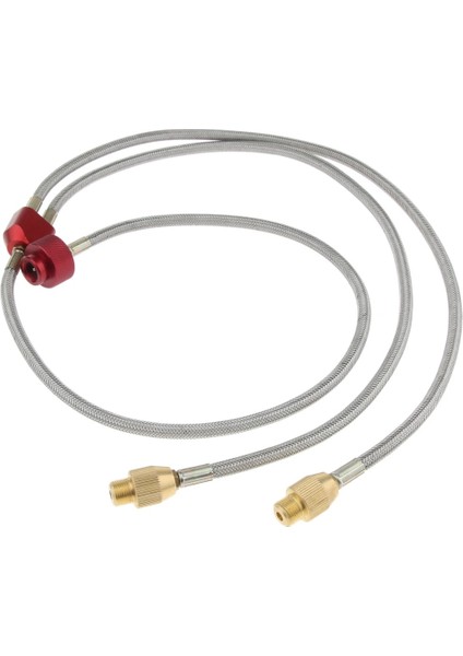 B Tarzı Propan Gaz Tankı Dolum Adaptörü G Bidon Hortumu Çift Bağlantı Hortumu 2 Soba Için Açık Havada Pişirme Için Fırın (Yurt Dışından)