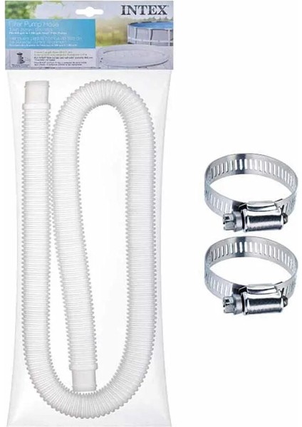 Sarı Stil Yüzme Havuzu Yedek Hortum Pompası Küvet Pompa Hortumu Filtre Pompası Sızdırmaz Dayanıklı, Intex Için Metal Kelepçe Yedek Aksesuar (Yurt Dışından)