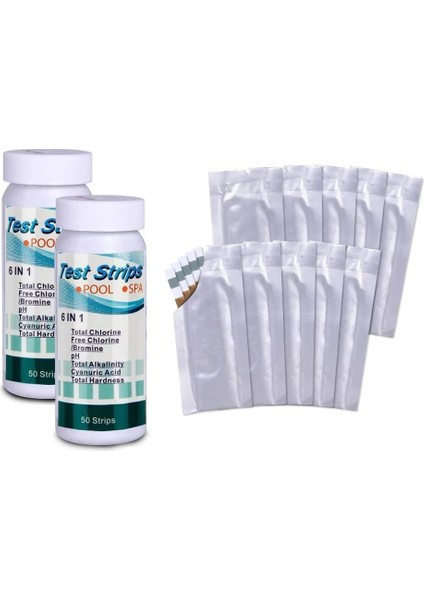 6 In 1 Tarzı Wimming Havuz Ph Test Kağıdı Artık Klor Değeri Alkalinite Sertlik Test Şeridi Ph Test Cihazı Havuz Temizleyici Aksesuarlar (Yurt Dışından) modelleri