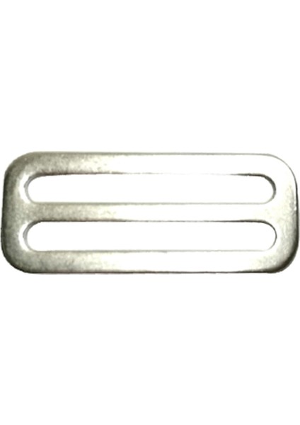 Type5 1pc Stili 2 "paslanmaz Çelik Tüplü Dalış Ağırlık Kemeri Slayt Bekçisi D Halkası Dokuma Koşum Kemeri Tutucu Stoper Serbest Dalış Bcd Aksesuarları (Yurt Dışından)