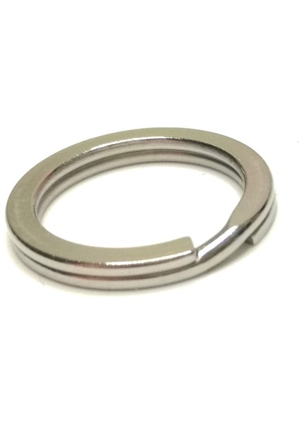 6pc Yuvarlak 20MM Tarzı Paslanmaz Çelik Tüplü Dalış Bölünmüş Yüzük Anahtarlık Kanca Döngü Yüzme Dalgıç Açık Kamp Dişli Ataşmanı (Yurt Dışından) fırsatları