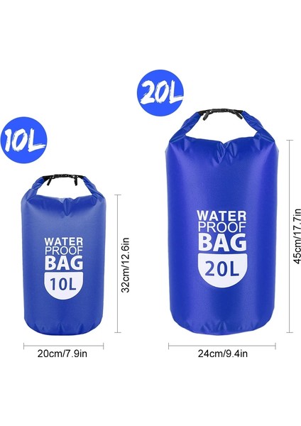 GR-20L Stili Su Geçirmez 10L 20L Kuru Çanta Pvc Yüzer Çanta Rulo Üst Saklama Torbaları Hafif Kuru Çuval Su Sporları Çanta Ekipmanları (Yurt Dışından)