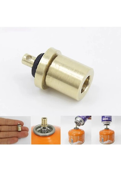 1 Adet Tarzı Taşınabilir Gaz Dolum Adaptörü Açık Kamp Sobası Gaz Silindiri Gaz Tankı Gaz Brülörü Aksesuarları Yürüyüş Şişirmek Bütan Teneke Kutu (Yurt Dışından) modelleri