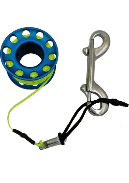 Altın 15M Yeşil Çizgi Stili Uba Dalış Makarası Parmak Makarası Cıvata Yaylı Kanca Alüminyum Alaşımsız Dalış Parmak Makarası Dalış Makarası (Yurt Dışından) fırsatları