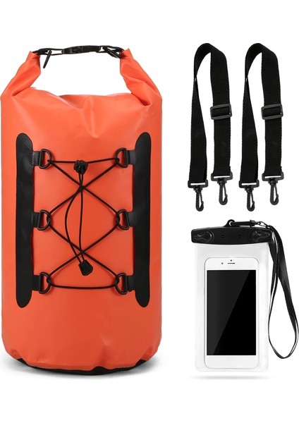 Gümüş Renk Stili Su Geçirmez Açık Sırt Çantası Kuru Çanta Yüzme Çantası Rulo Üst Kuru Çuval Kuru Sırt Çantası Su Yüzen Çanta Teknecilik Balıkçılık Sörf Için (Yurt Dışından) fırsatları